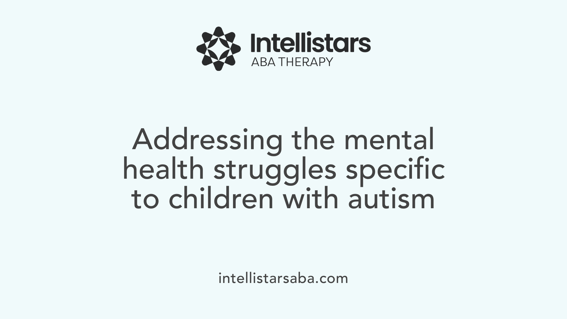 Addressing the mental health struggles specific to children with autism