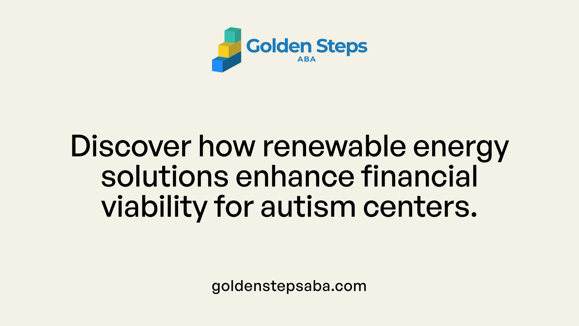 Discover how renewable energy solutions enhance financial viability for autism centers.