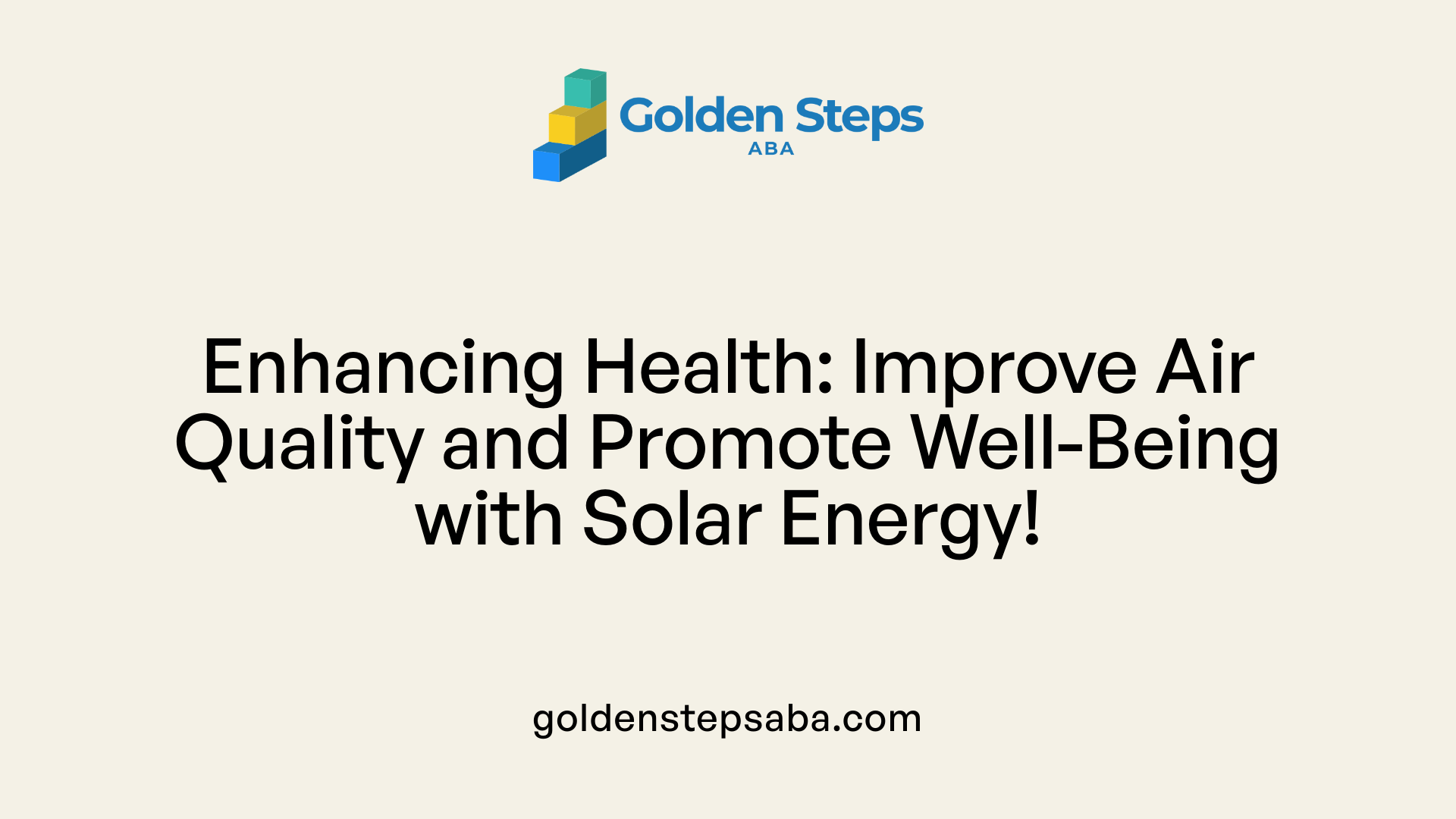 Enhancing Health: Improve Air Quality and Promote Well-Being with Solar Energy!