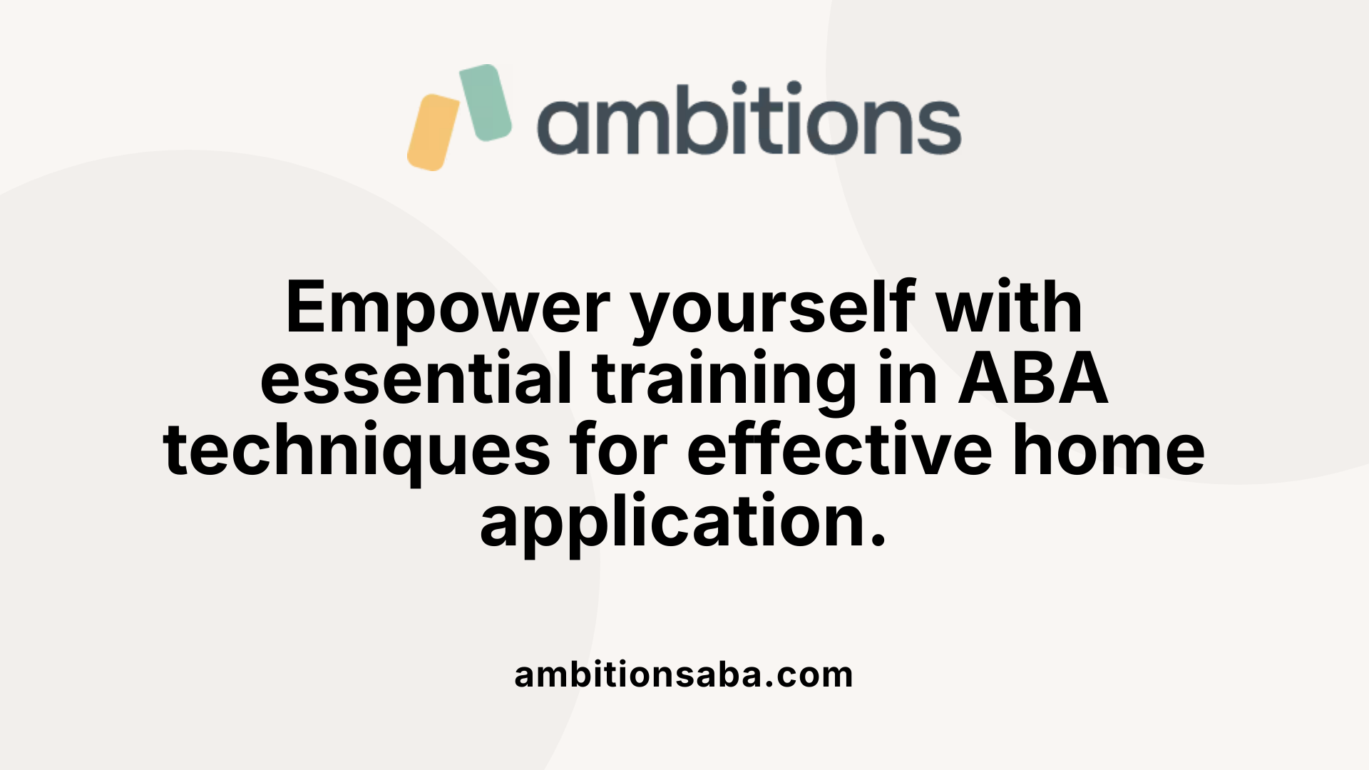 Empower yourself with essential training in ABA techniques for effective home application.