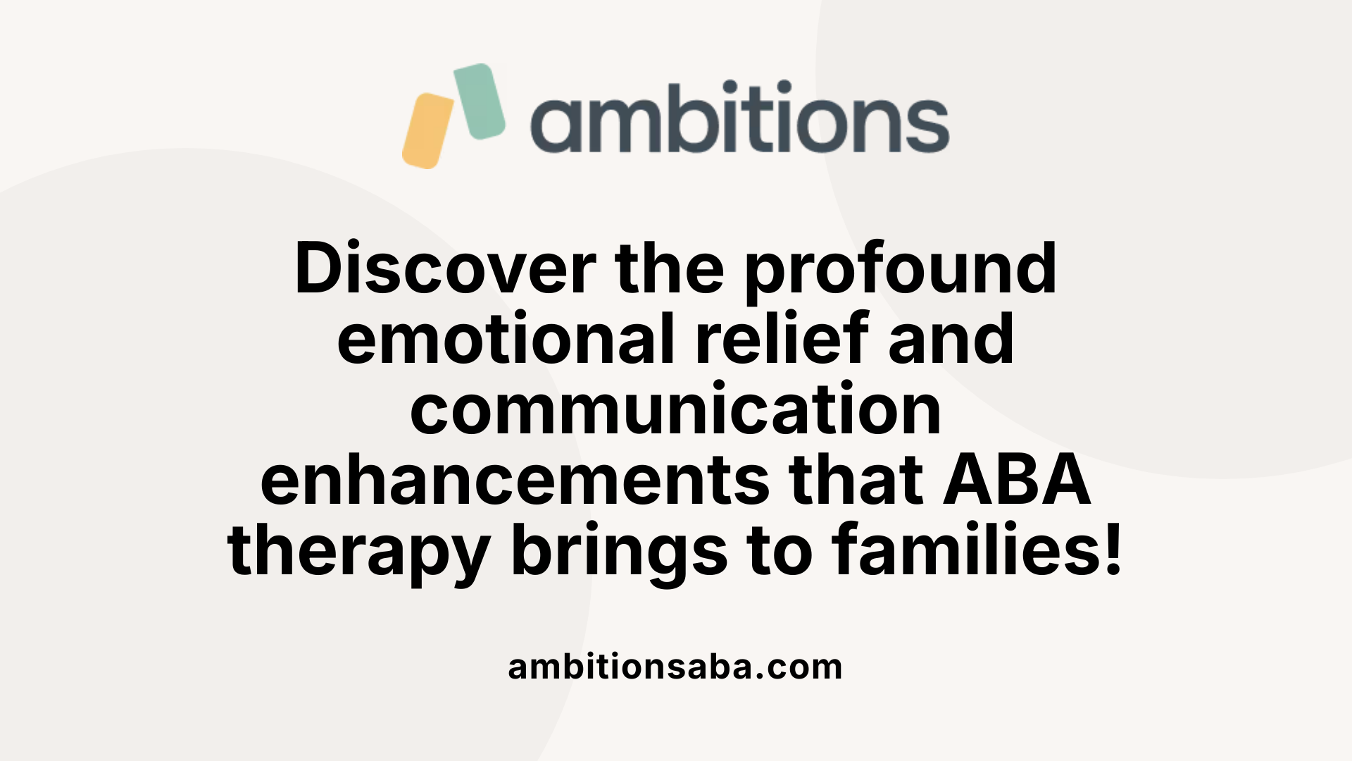 Discover the profound emotional relief and communication enhancements that ABA therapy brings to families!