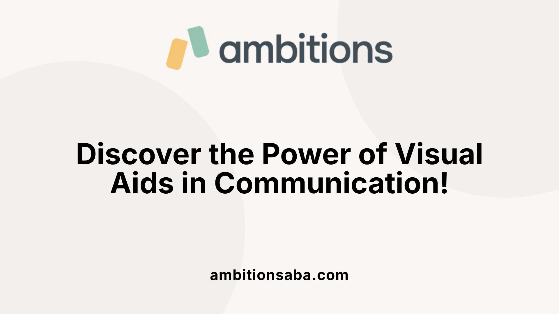 Discover the Power of Visual Aids in Communication!