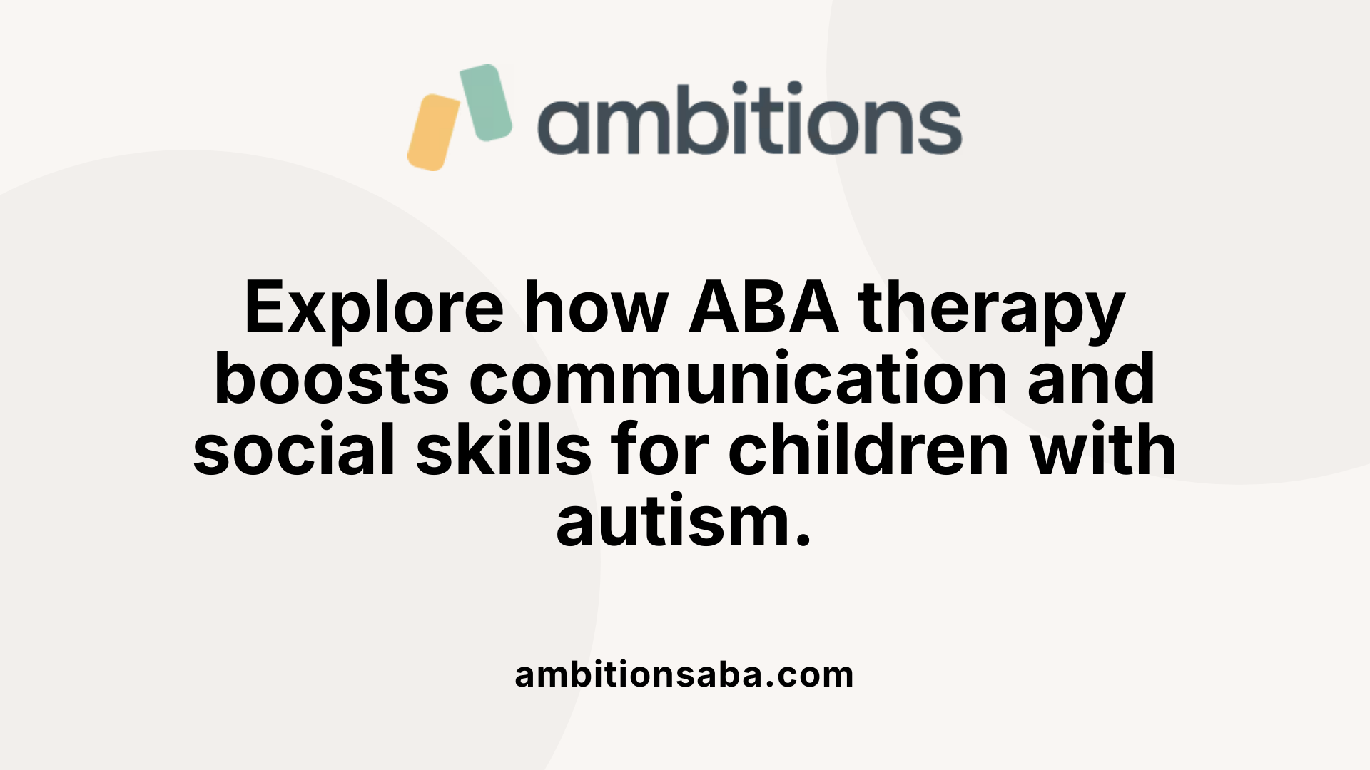 Explore how ABA therapy boosts communication and social skills for children with autism.