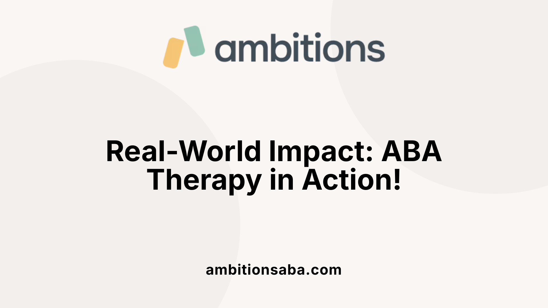 Real-World Impact: ABA Therapy in Action!
