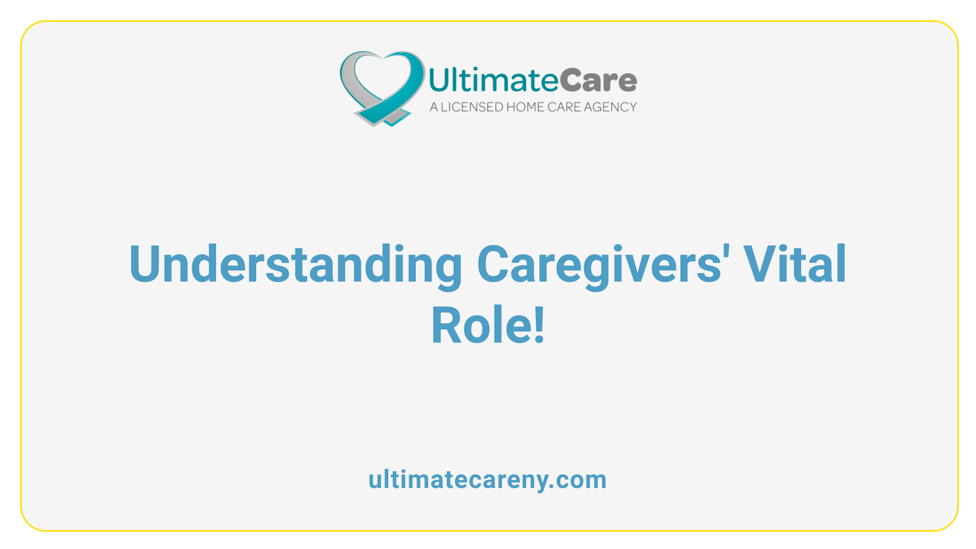 Understanding Caregivers' Vital Role!