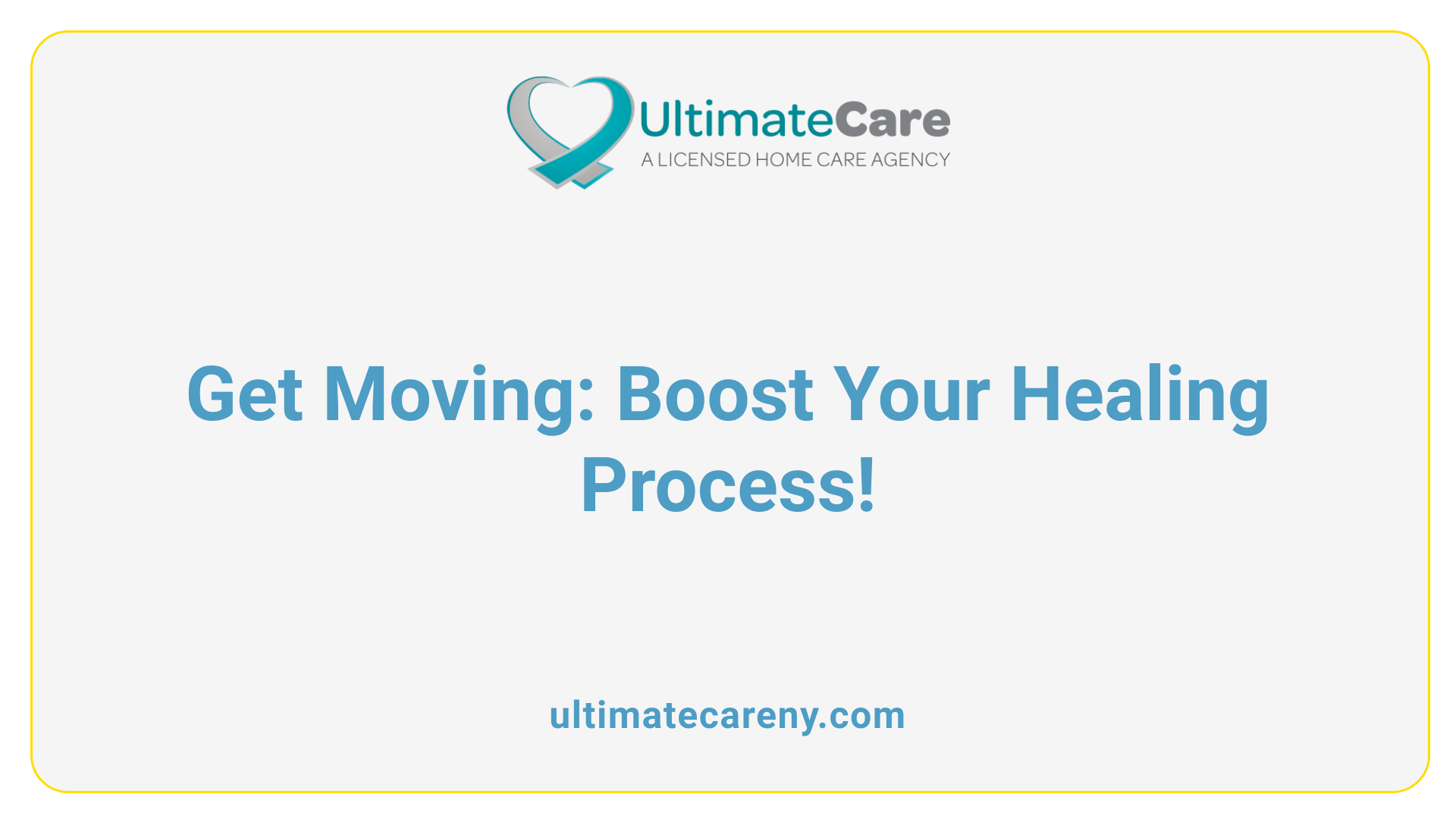 Get Moving: Boost Your Healing Process!