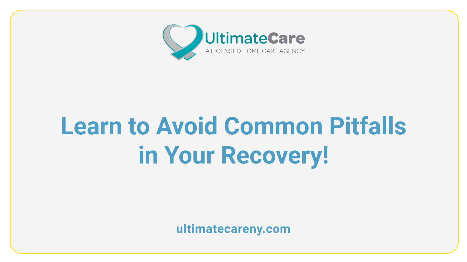 Learn to Avoid Common Pitfalls in Your Recovery!