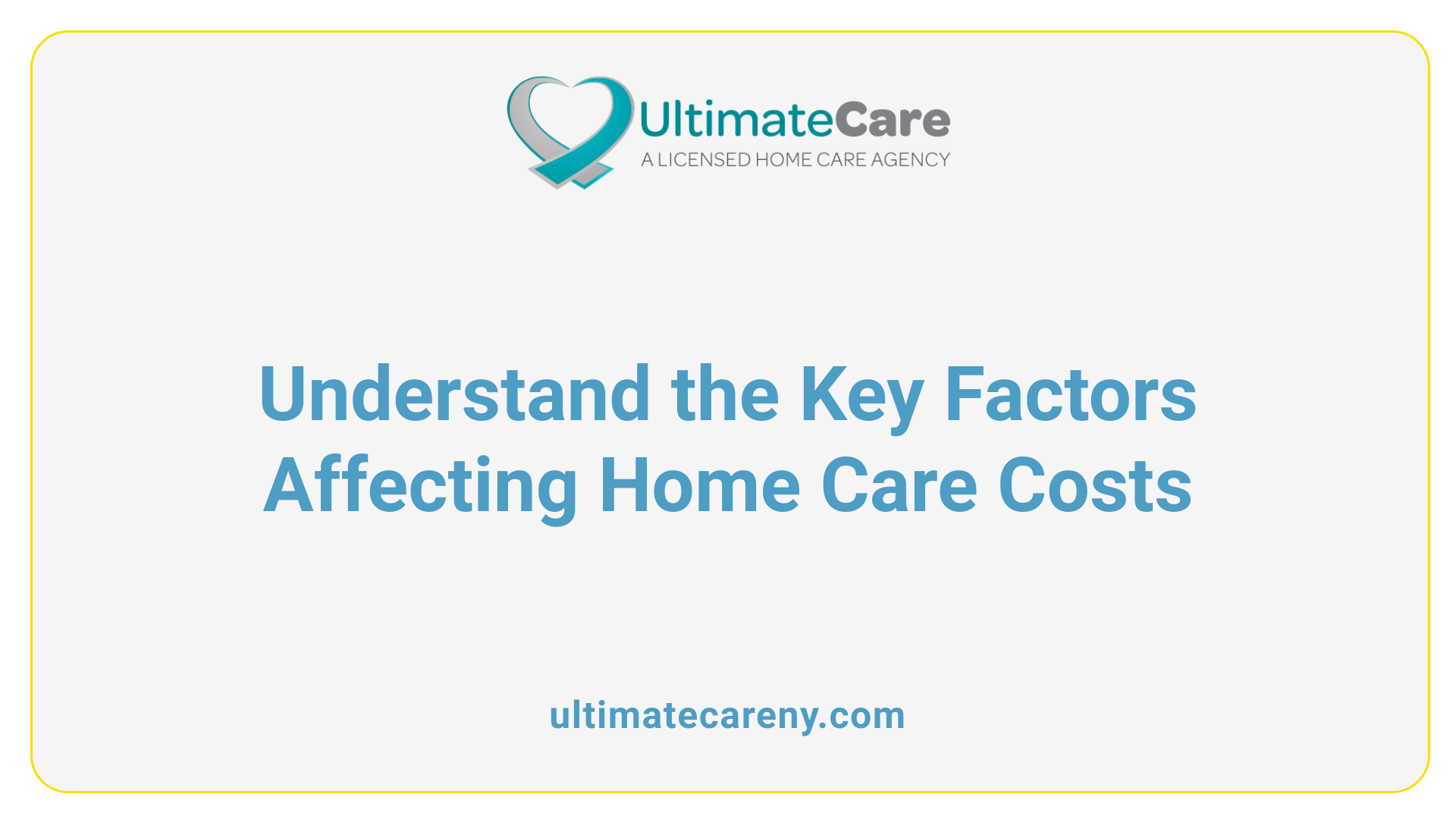 Understand the Key Factors Affecting Home Care Costs