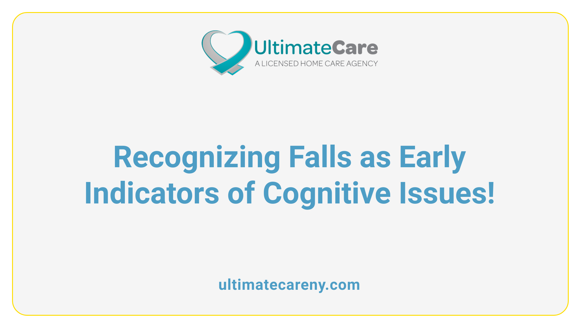 Recognizing Falls as Early Indicators of Cognitive Issues!