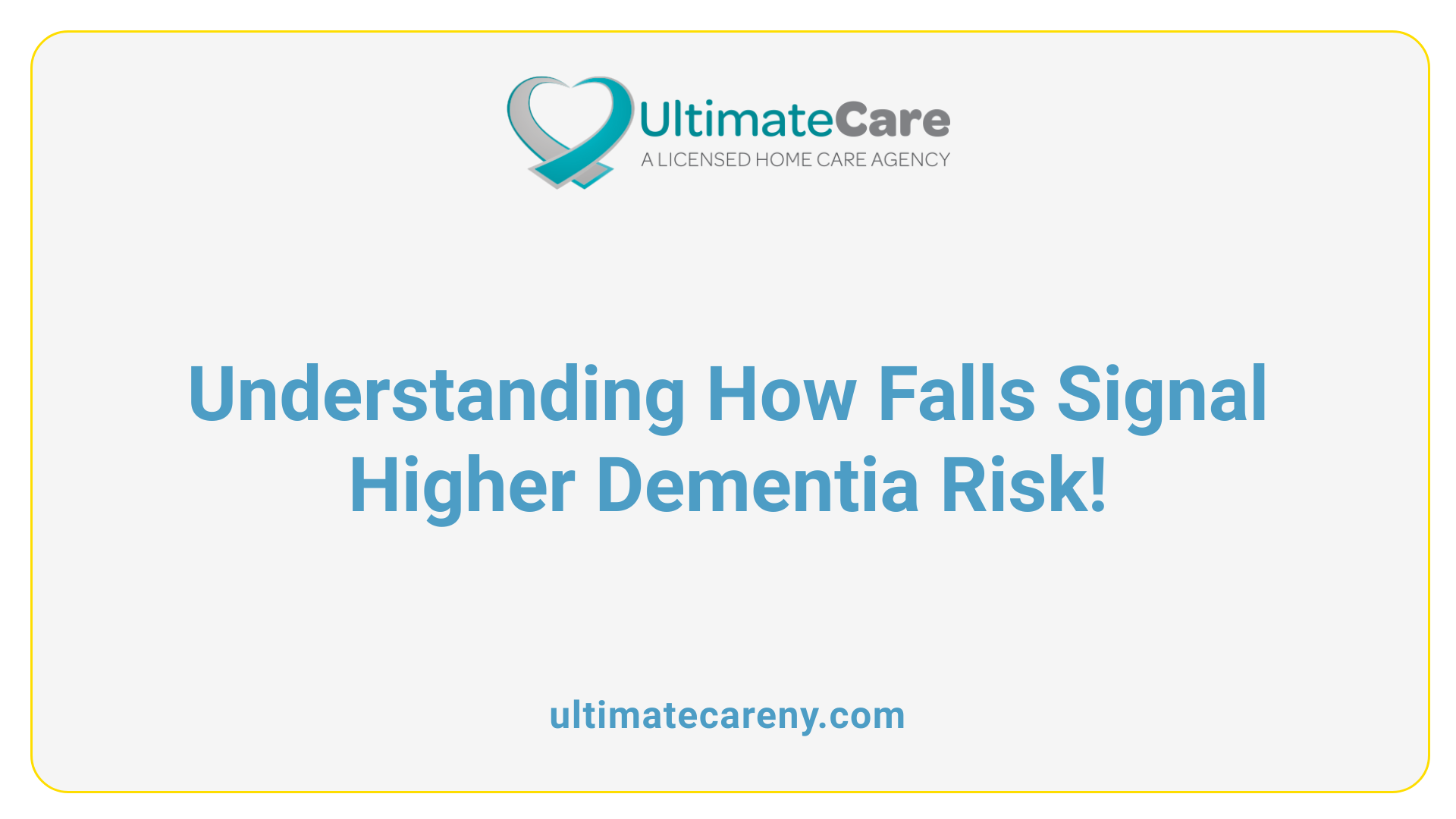Understanding How Falls Signal Higher Dementia Risk!