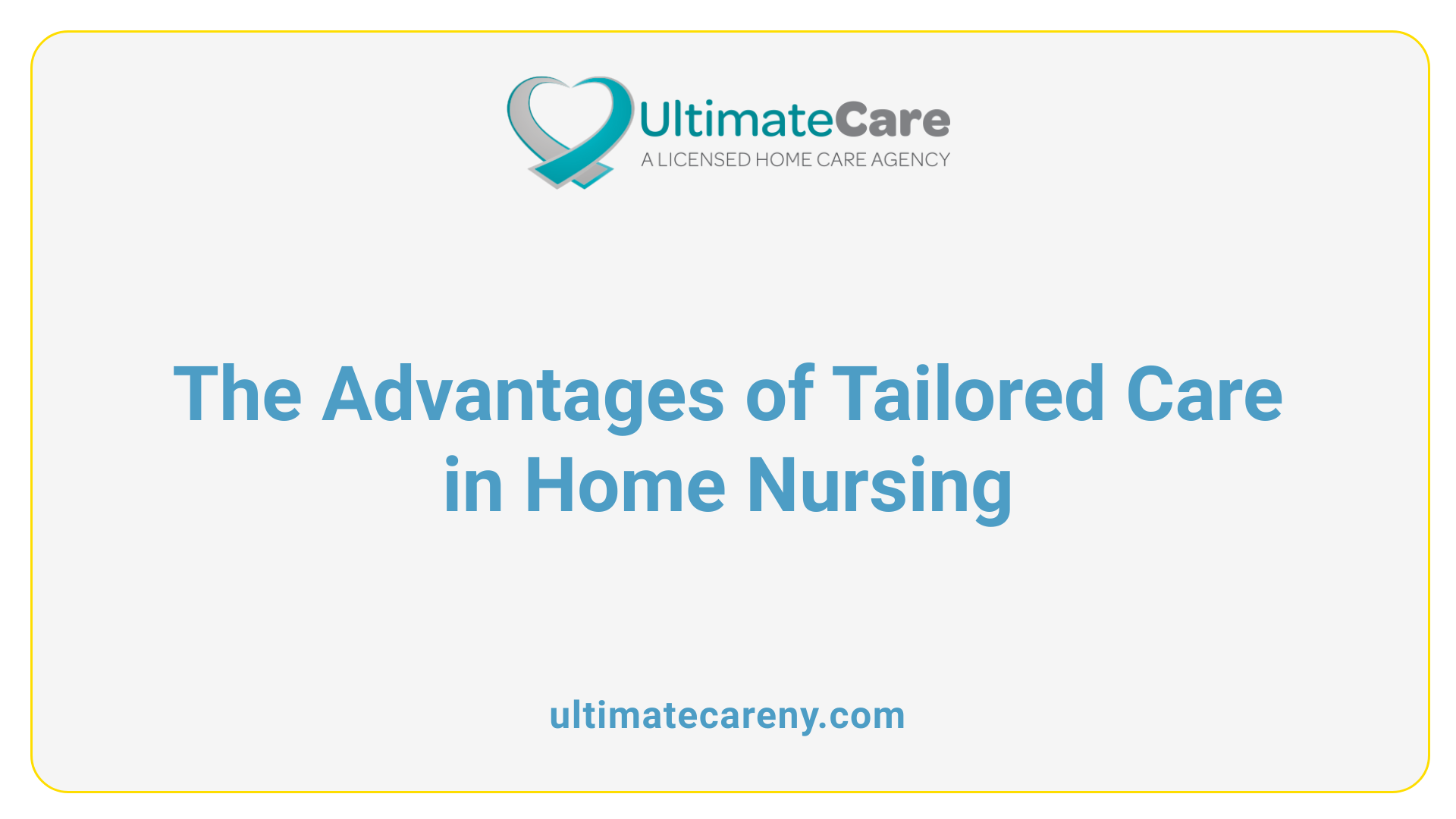 The Advantages of Tailored Care in Home Nursing