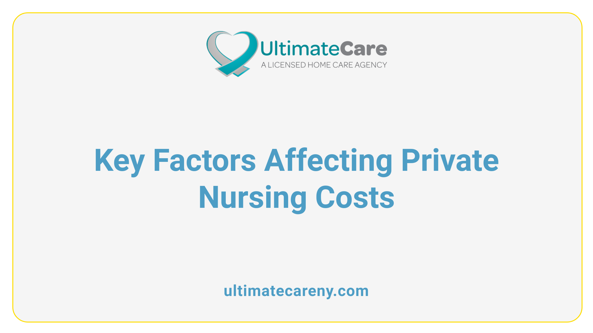 Key Factors Affecting Private Nursing Costs