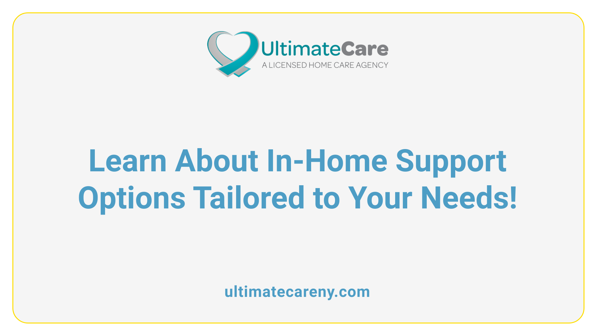 Learn About In-Home Support Options Tailored to Your Needs!
