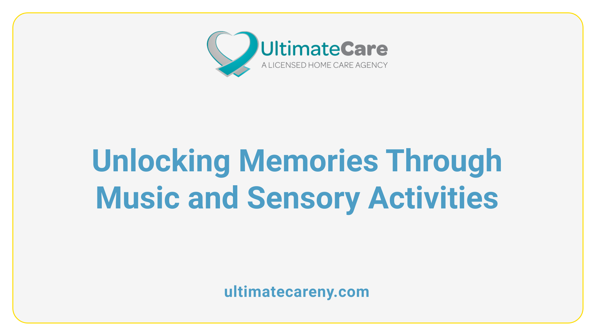 Unlocking Memories Through Music and Sensory Activities