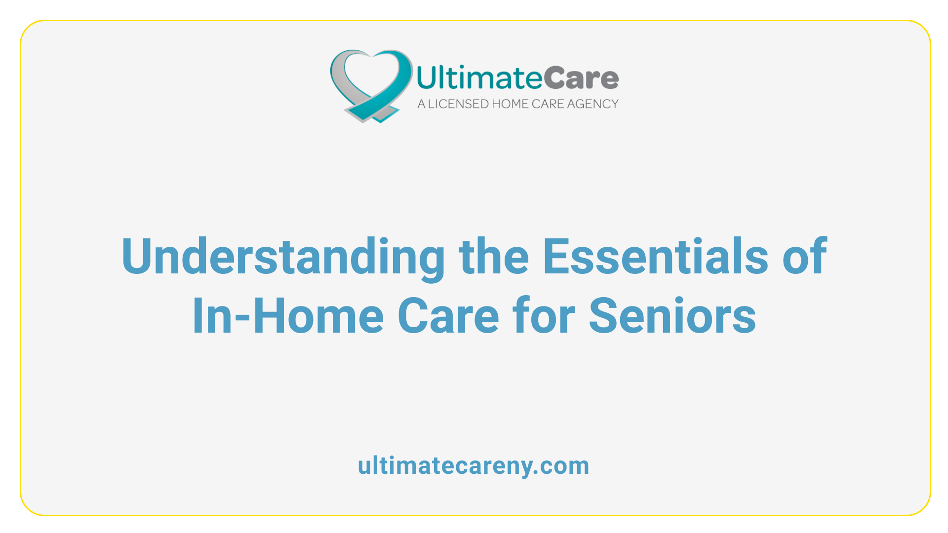 Understanding the Essentials of In-Home Care for Seniors