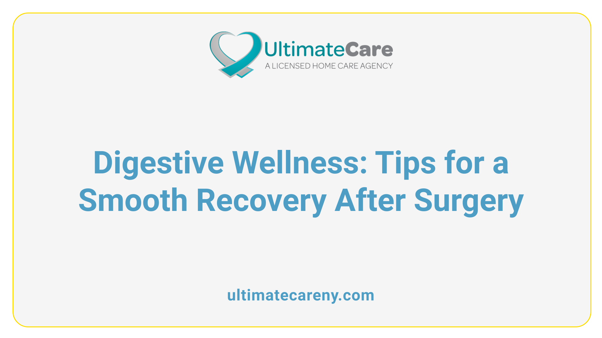 Digestive Wellness: Tips for a Smooth Recovery After Surgery