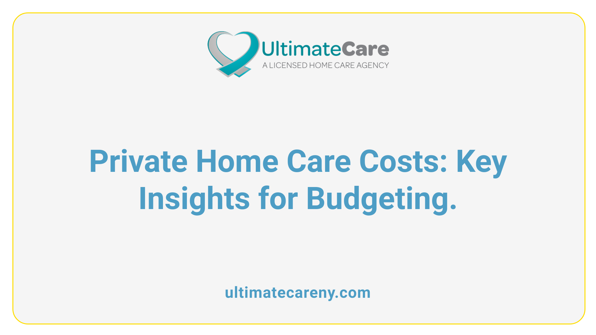 Private Home Care Costs: Key Insights for Budgeting.