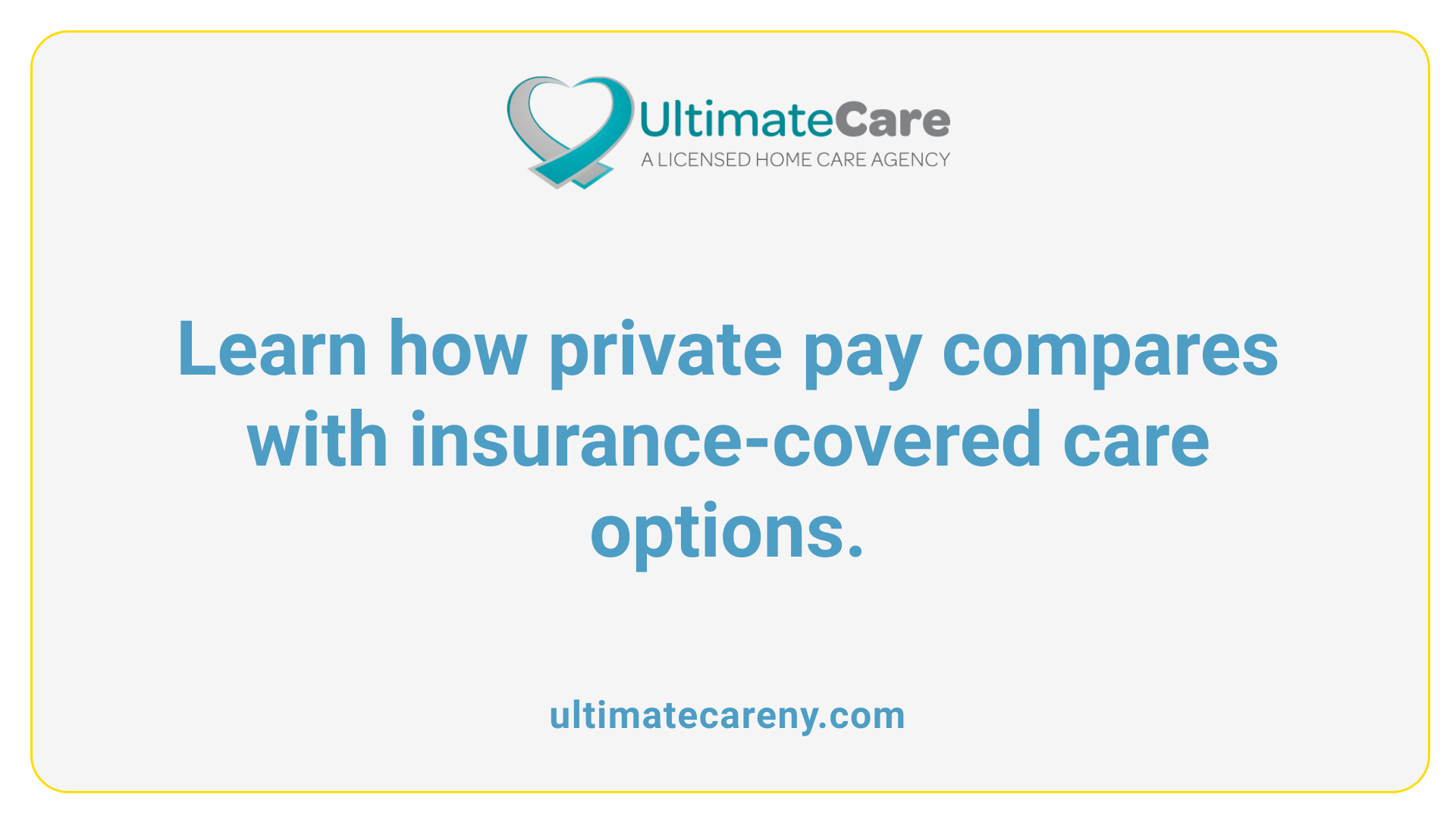 Learn how private pay compares with insurance-covered care options.