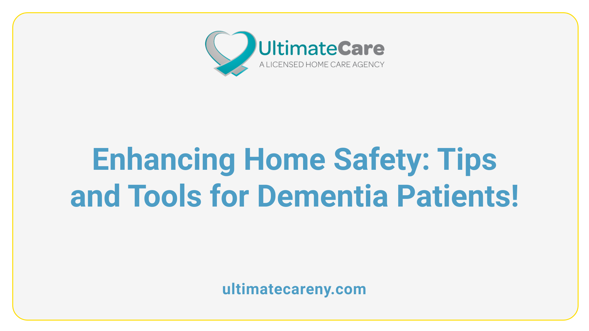 Enhancing Home Safety: Tips and Tools for Dementia Patients!