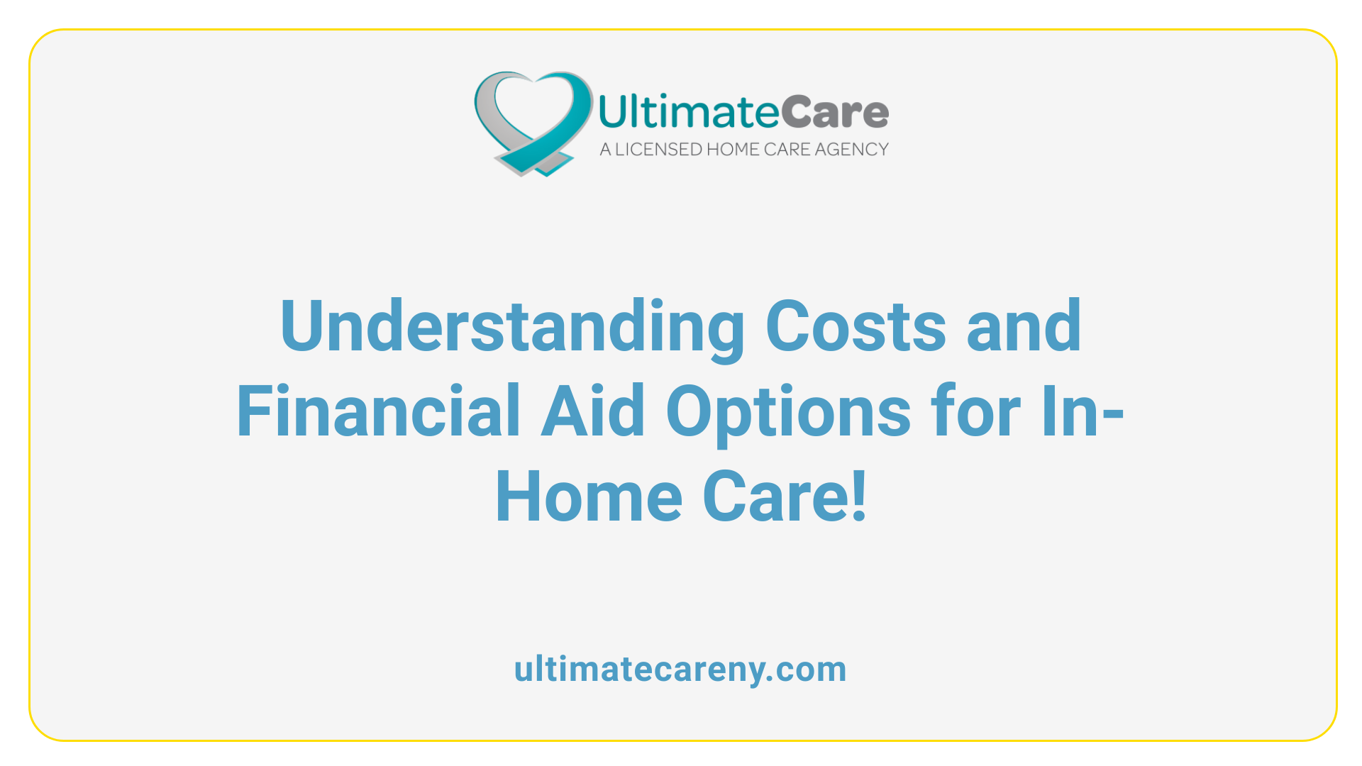 Understanding Costs and Financial Aid Options for In-Home Care!