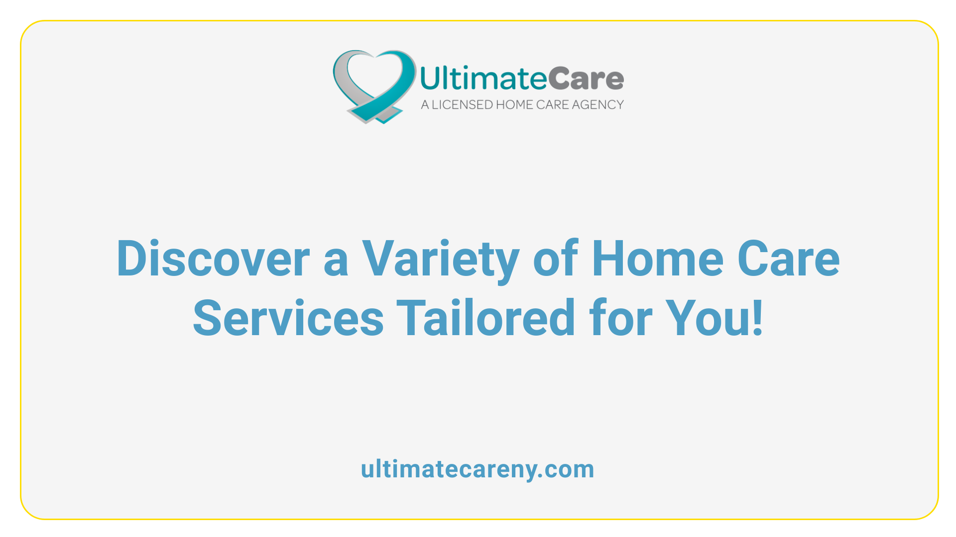Discover a Variety of Home Care Services Tailored for You!