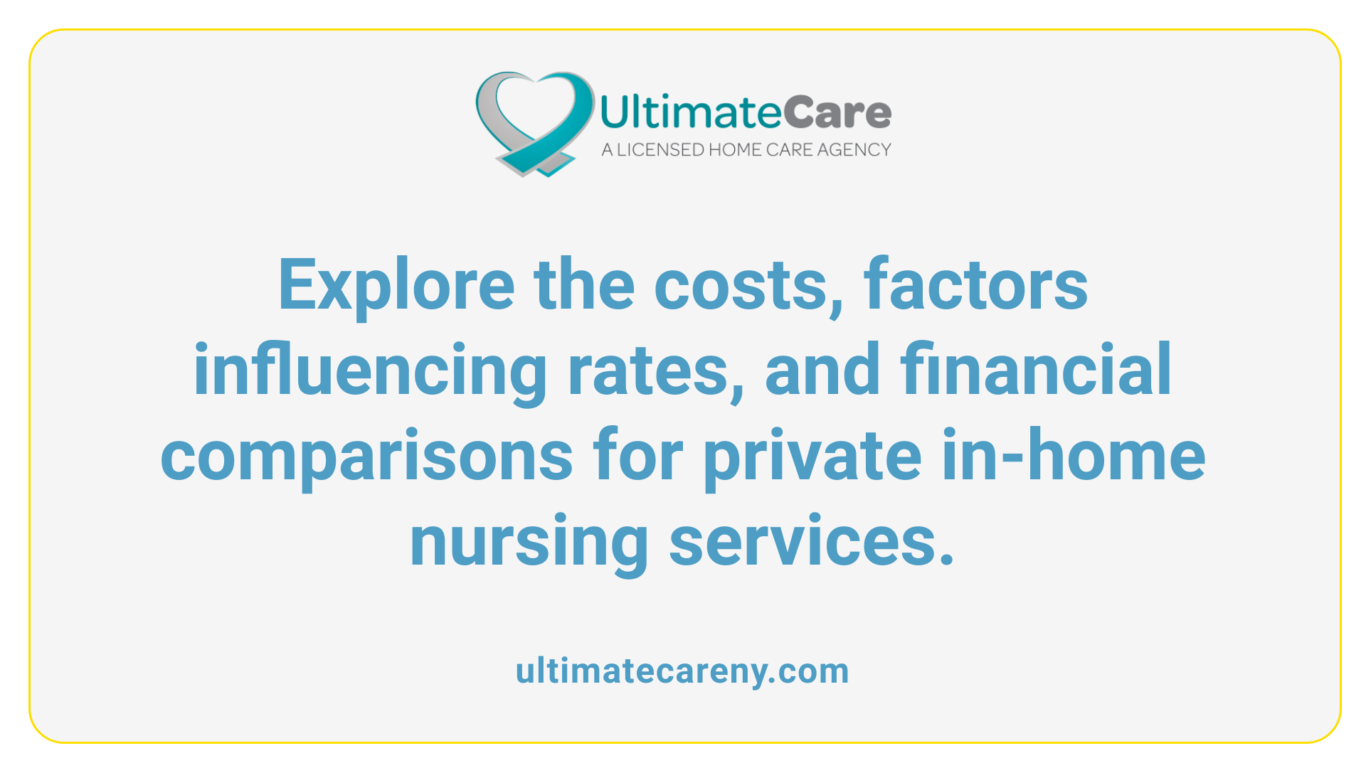 Explore the costs, factors influencing rates, and financial comparisons for private in-home nursing services.