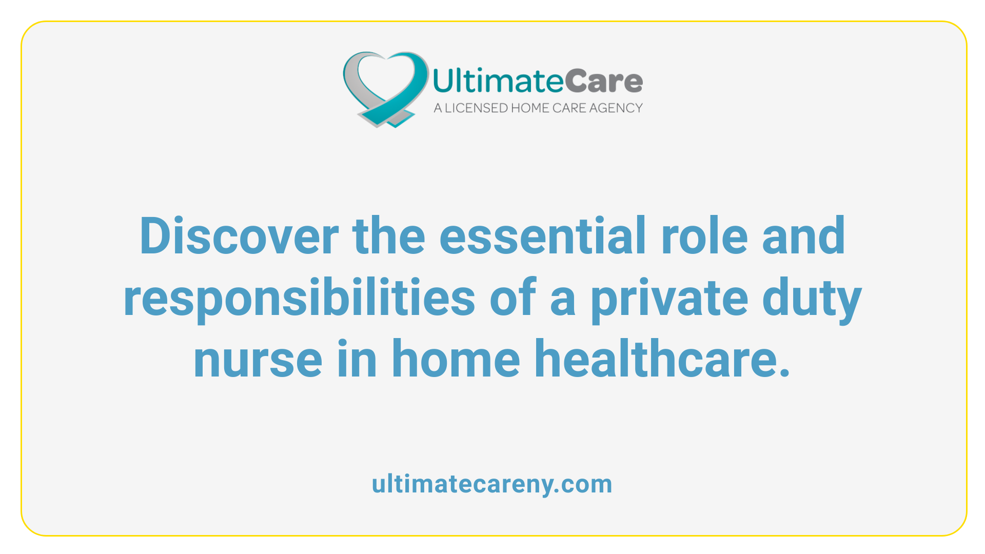Discover the essential role and responsibilities of a private duty nurse in home healthcare.
