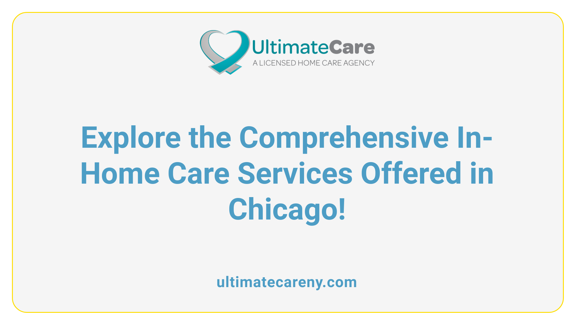 Explore the Comprehensive In-Home Care Services Offered in Chicago!