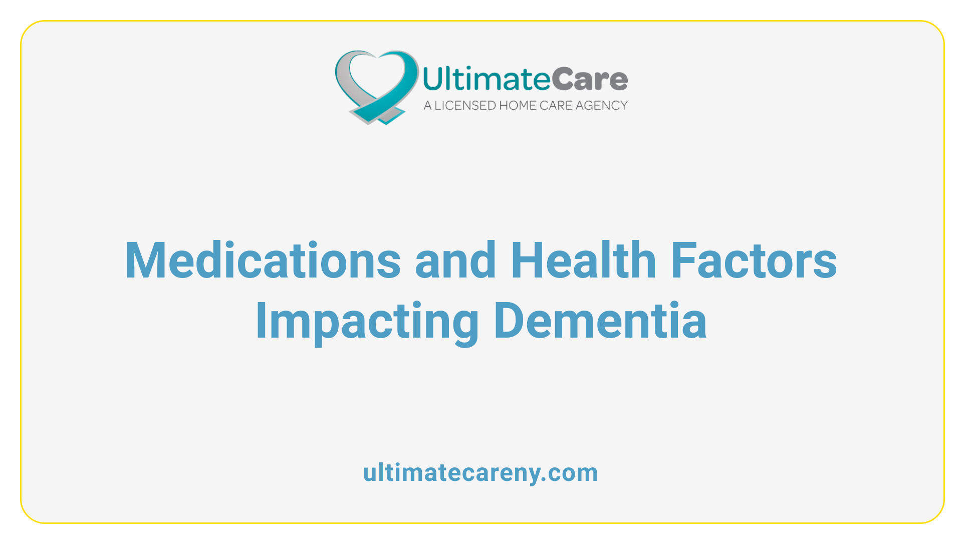Medications and Health Factors Impacting Dementia