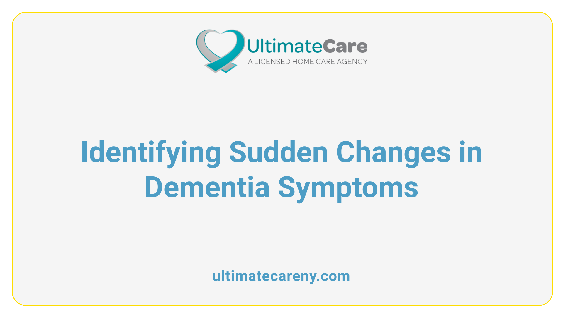Identifying Sudden Changes in Dementia Symptoms