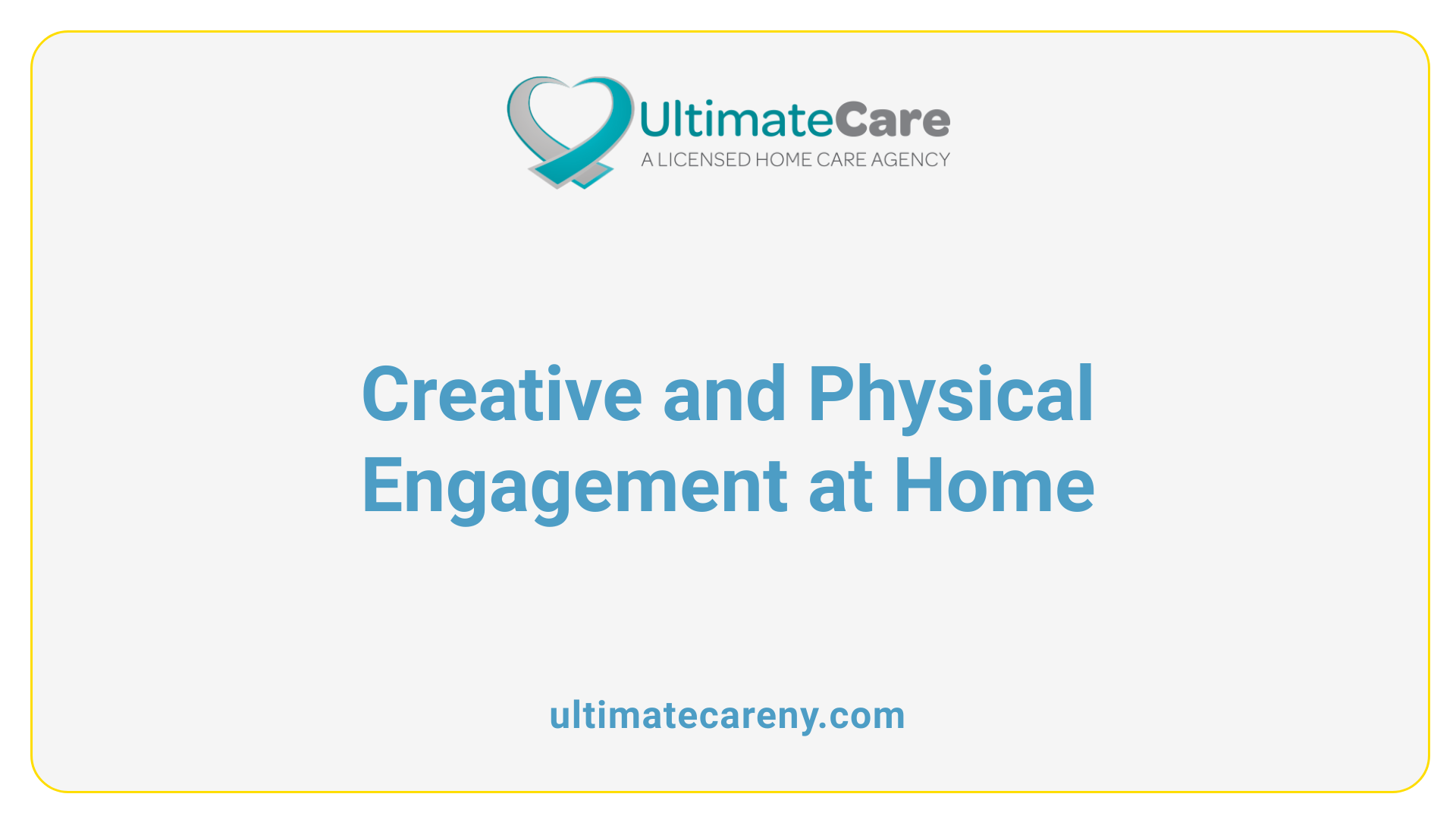 Creative and Physical Engagement at Home