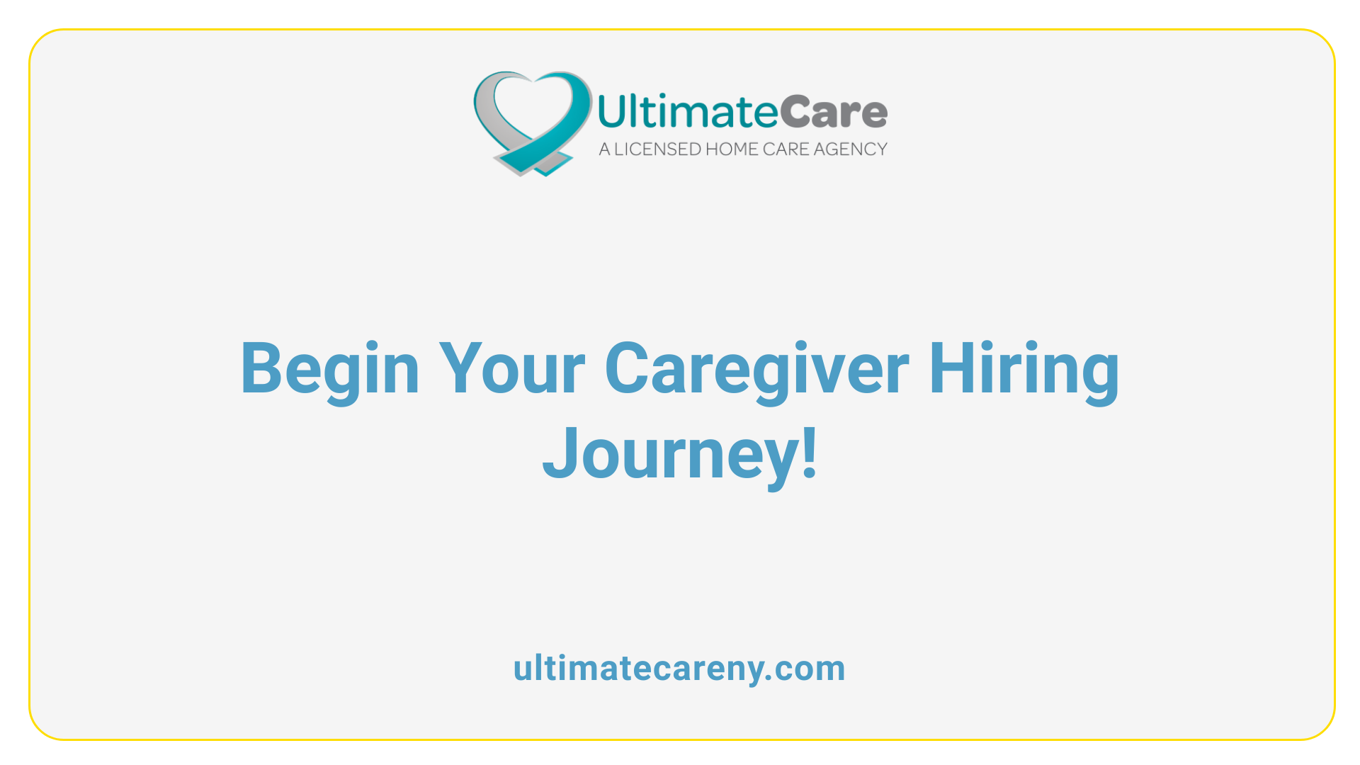 Begin Your Caregiver Hiring Journey!
