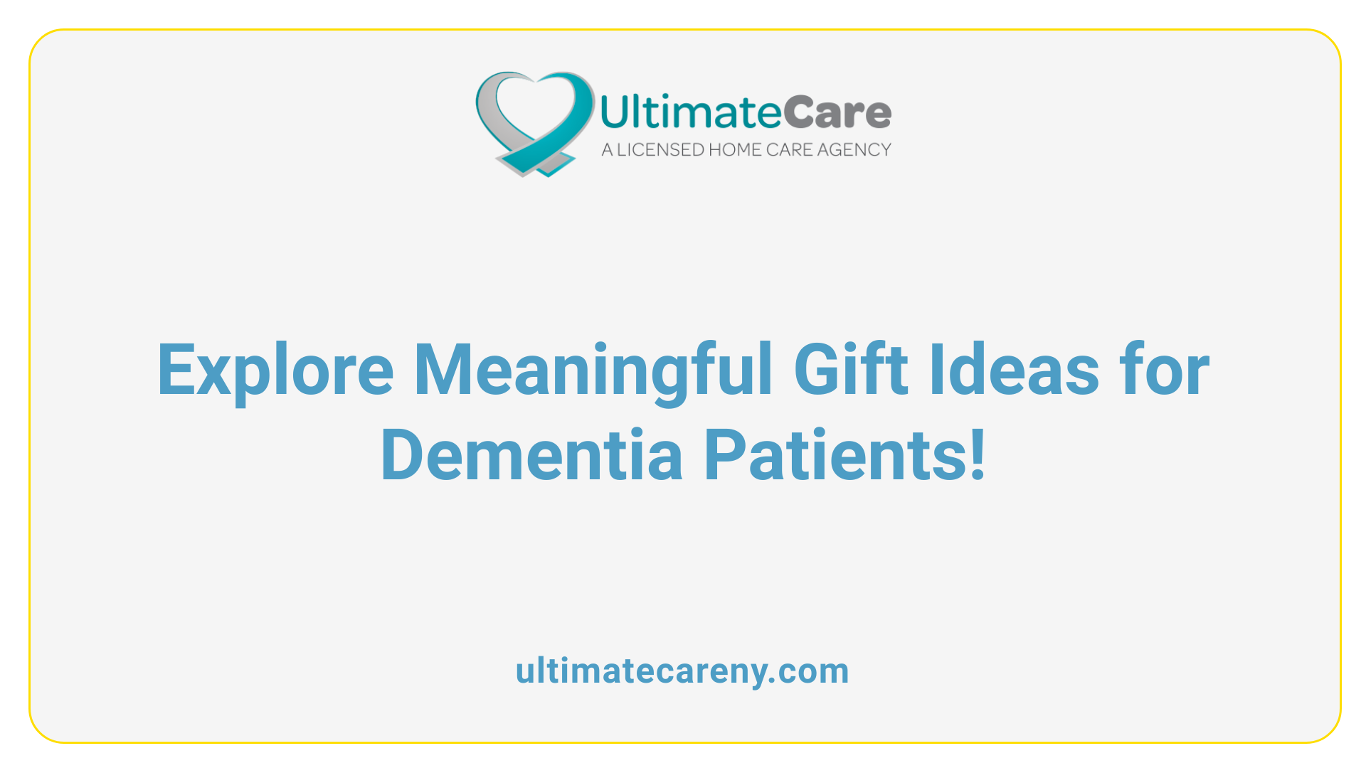 Explore Meaningful Gift Ideas for Dementia Patients!