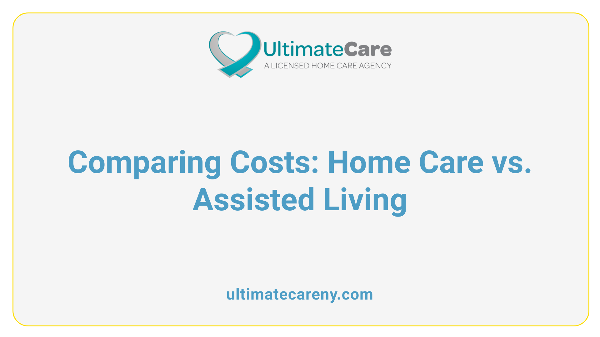 Comparing Costs: Home Care vs. Assisted Living