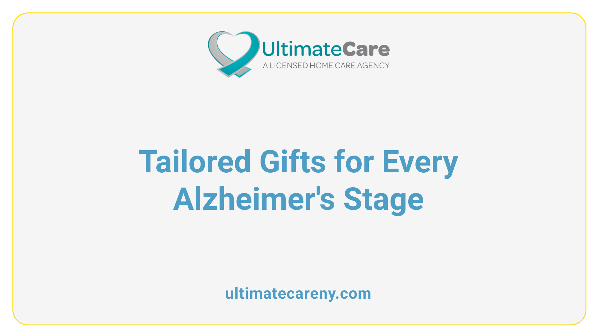 Tailored Gifts for Every Alzheimer's Stage