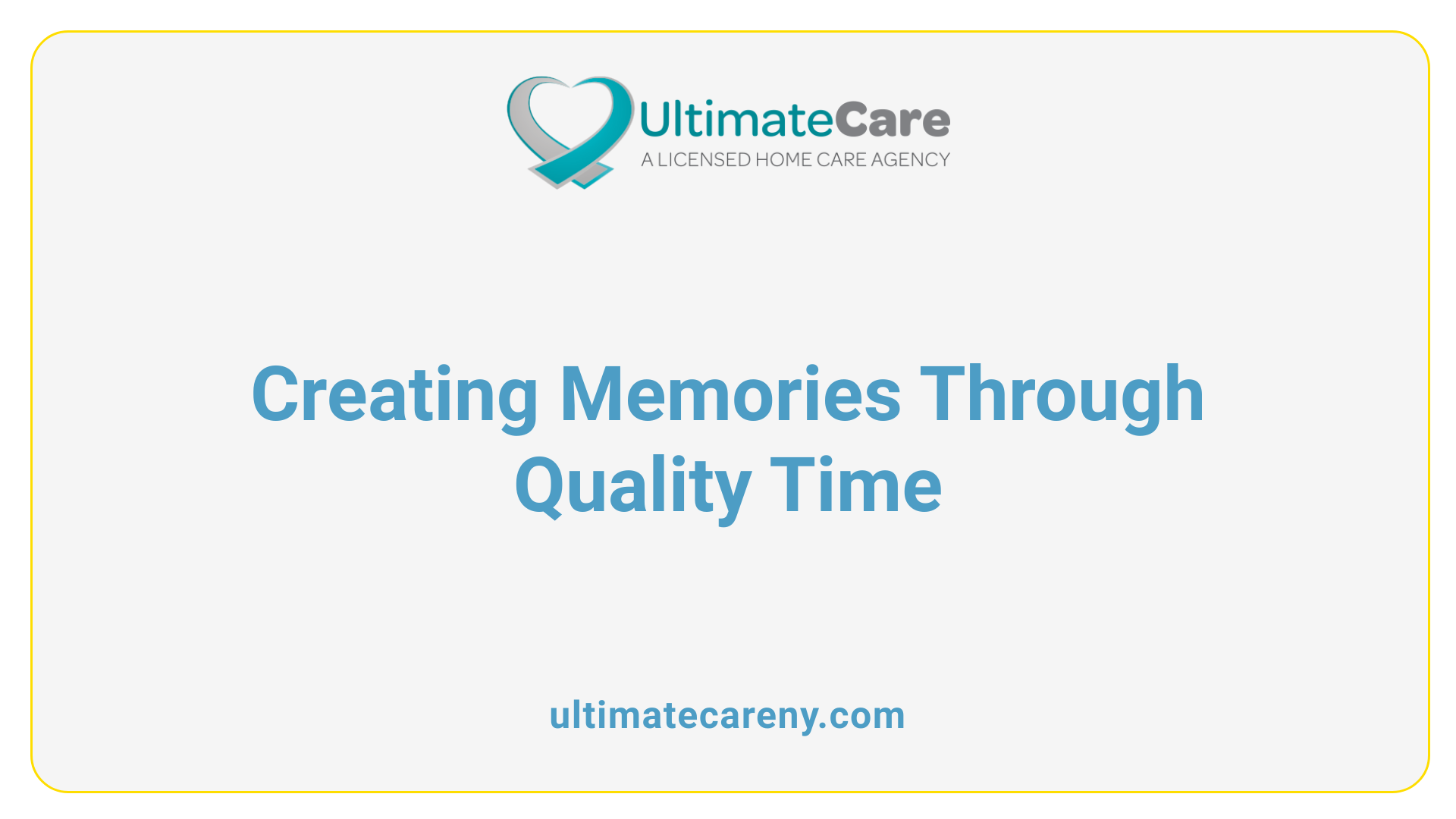 Creating Memories Through Quality Time