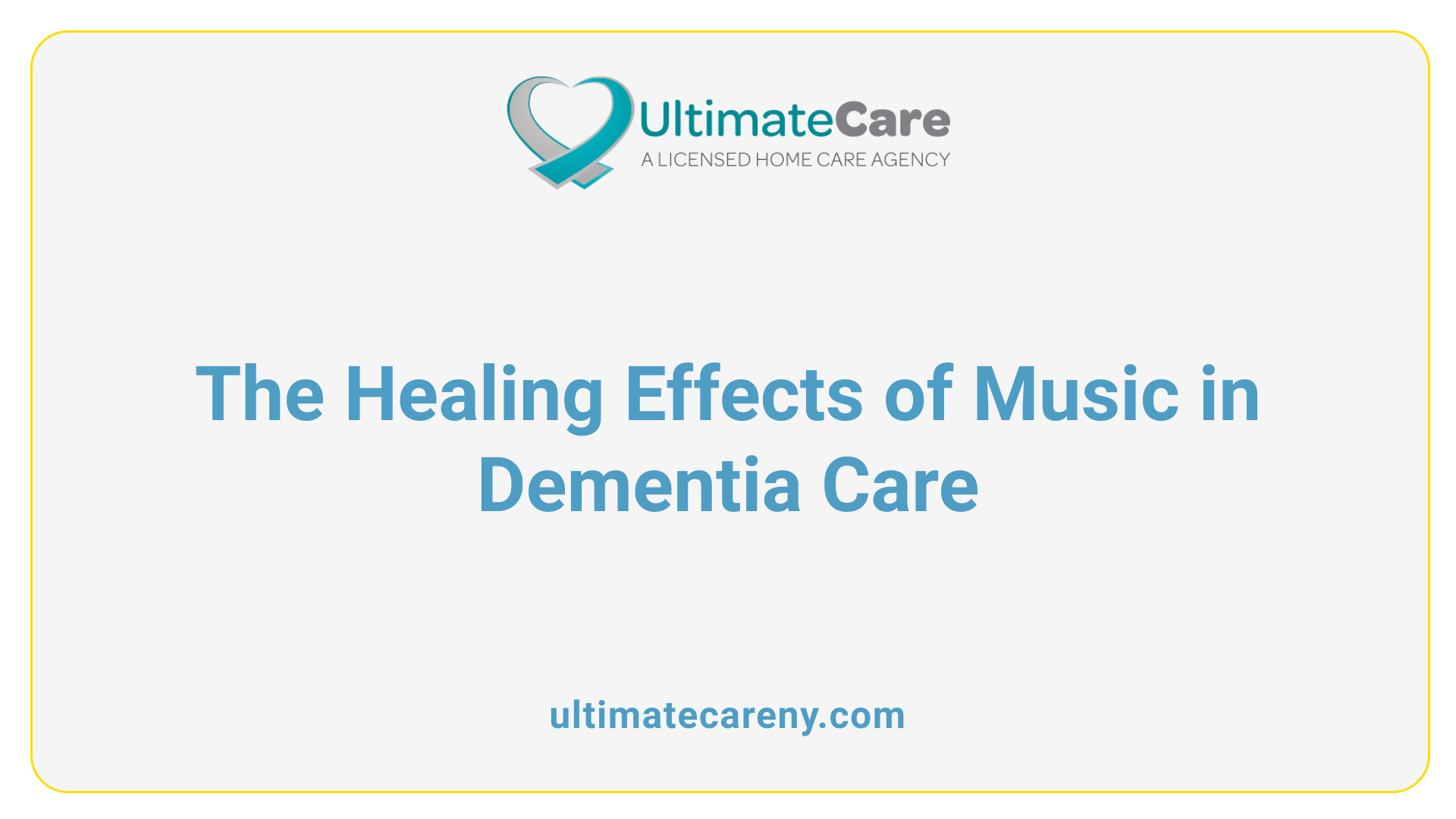 The Healing Effects of Music in Dementia Care