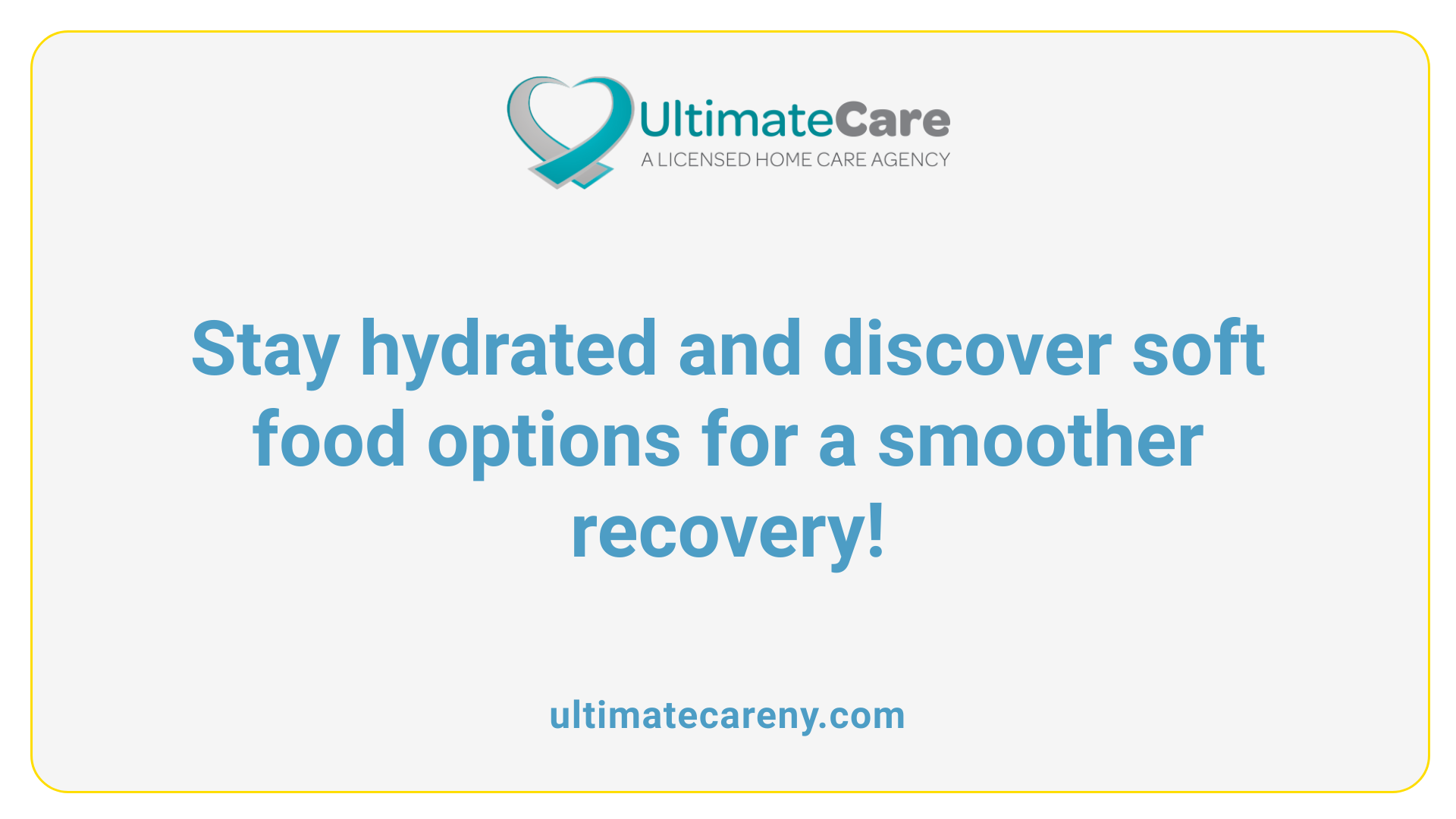Stay hydrated and discover soft food options for a smoother recovery!