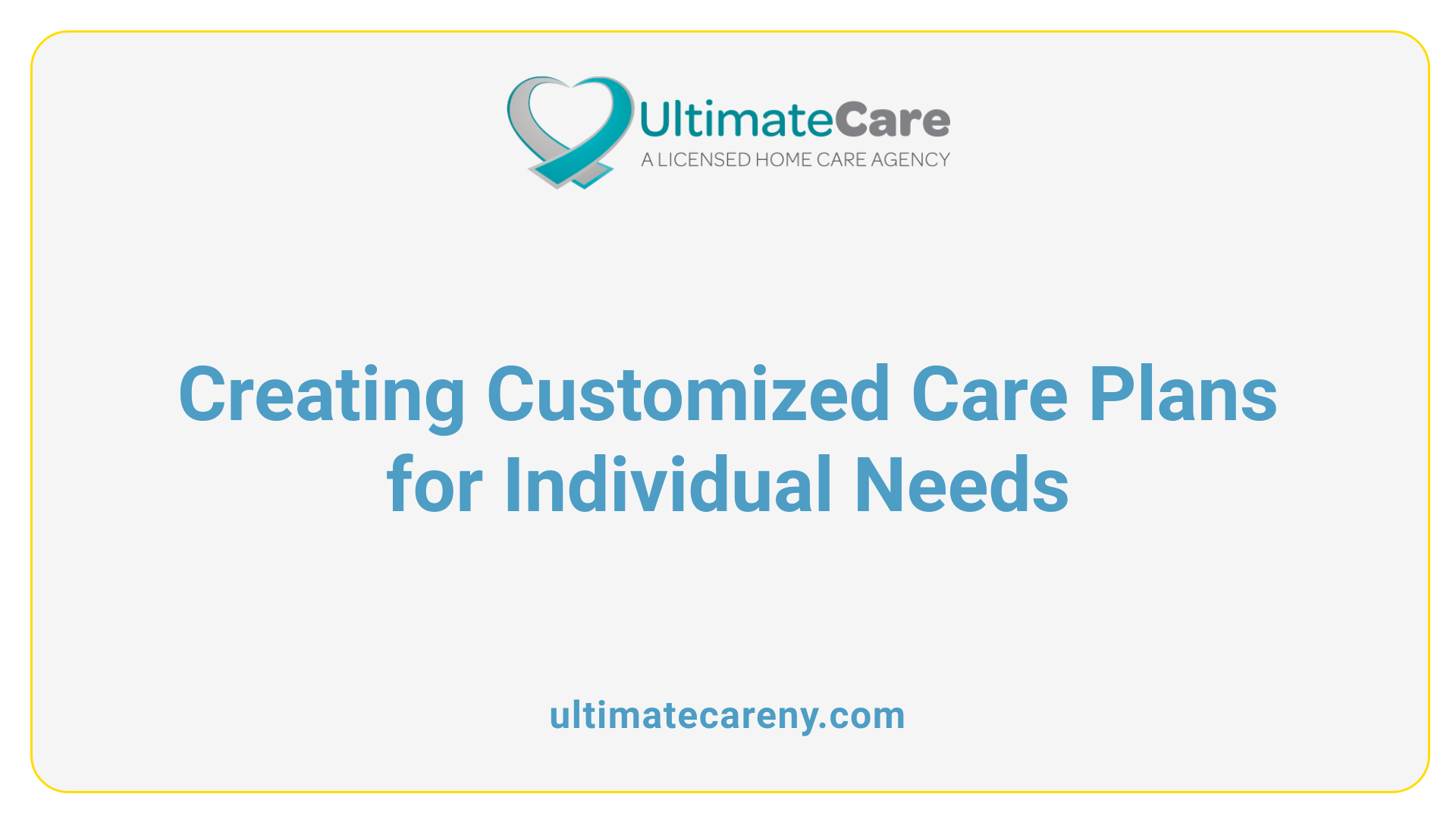 Creating Customized Care Plans for Individual Needs