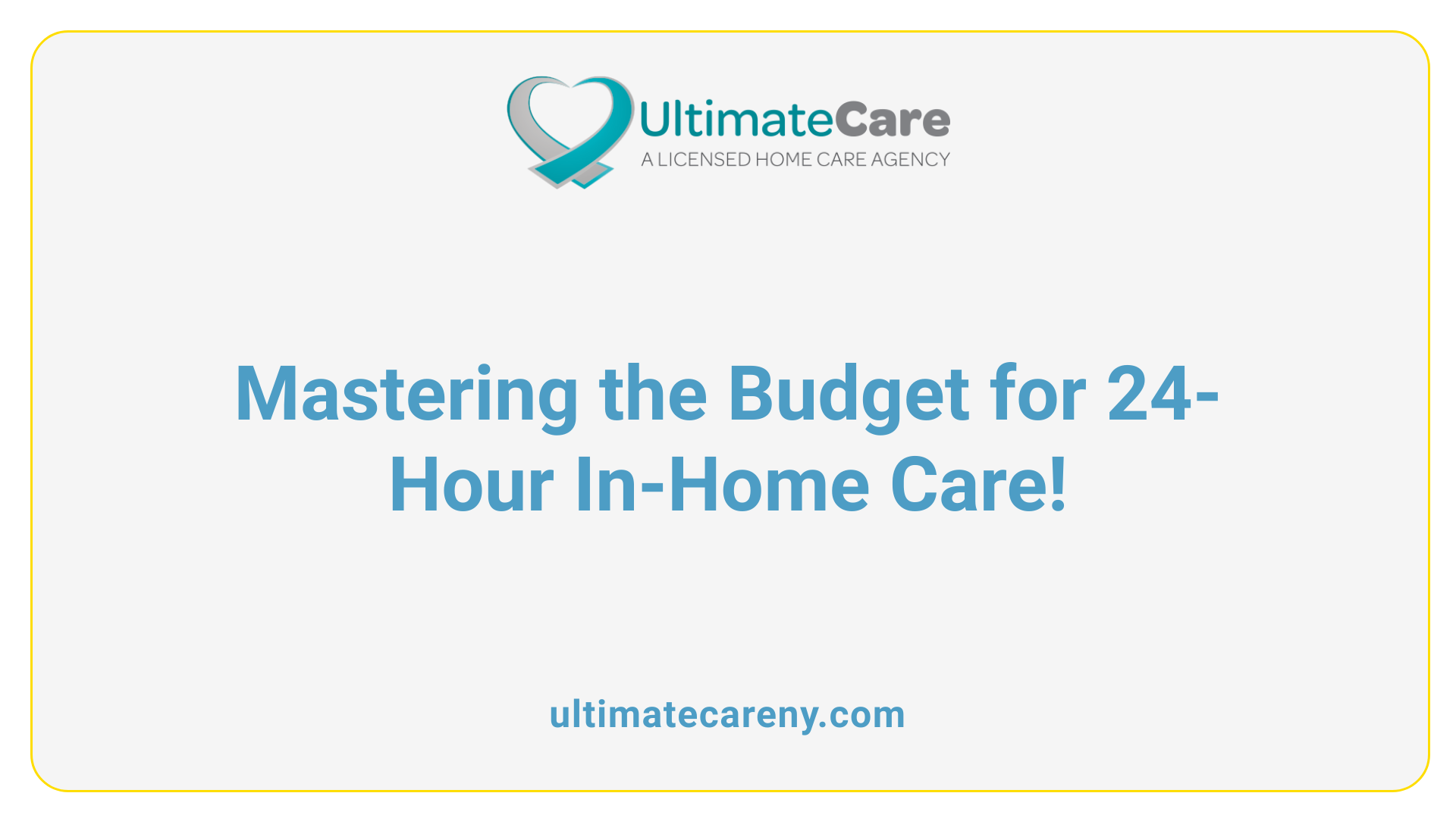 Mastering the Budget for 24-Hour In-Home Care!