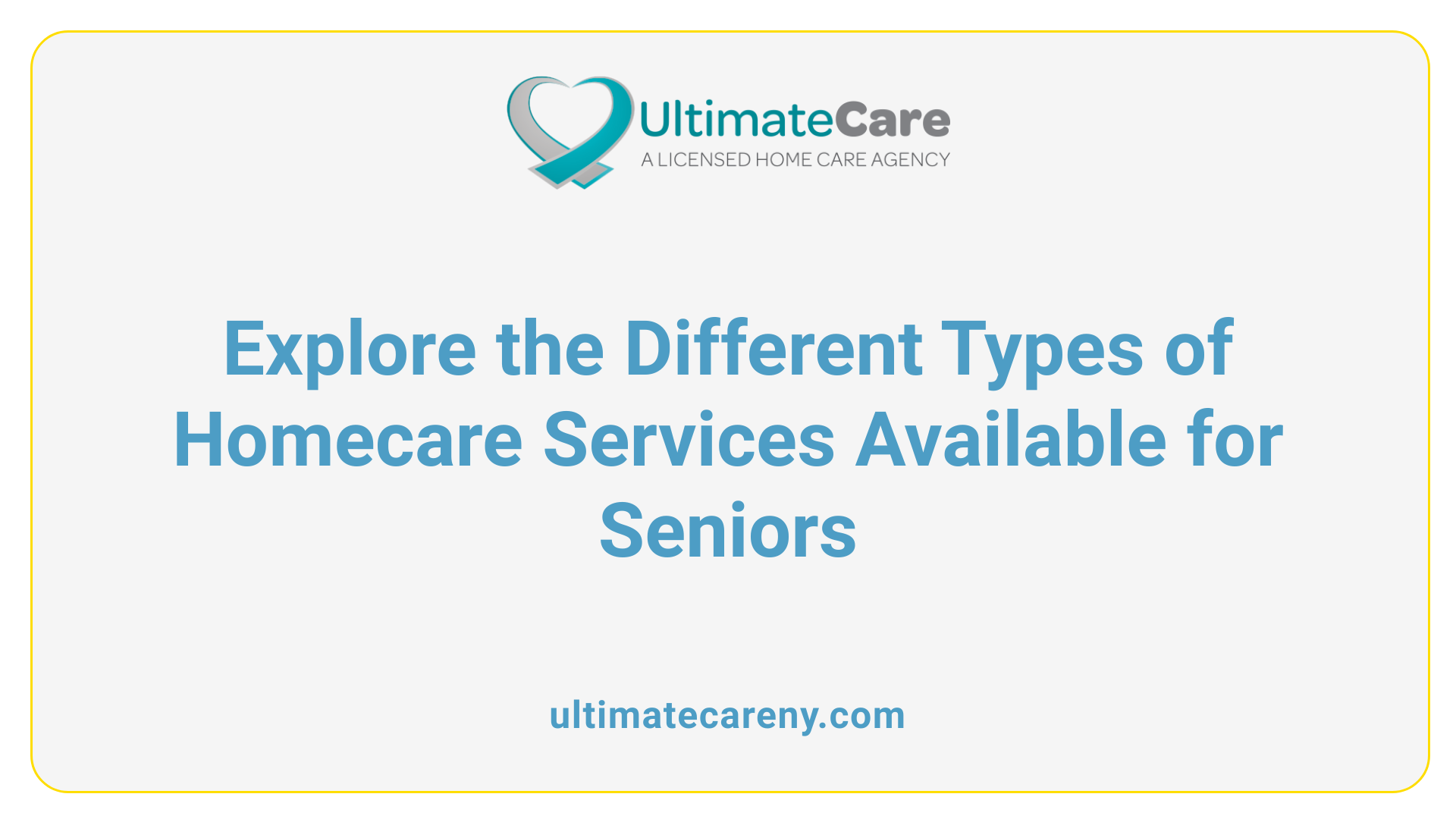 Explore the Different Types of Homecare Services Available for Seniors