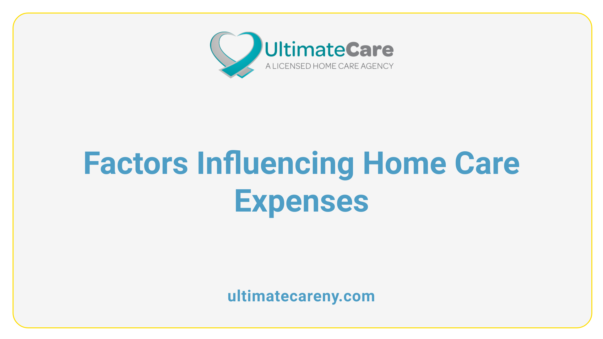 Factors Influencing Home Care Expenses