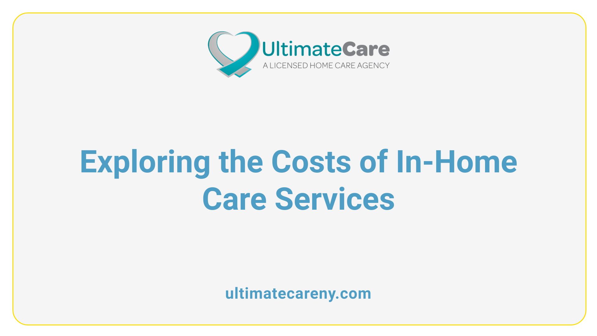 Exploring the Costs of In-Home Care Services