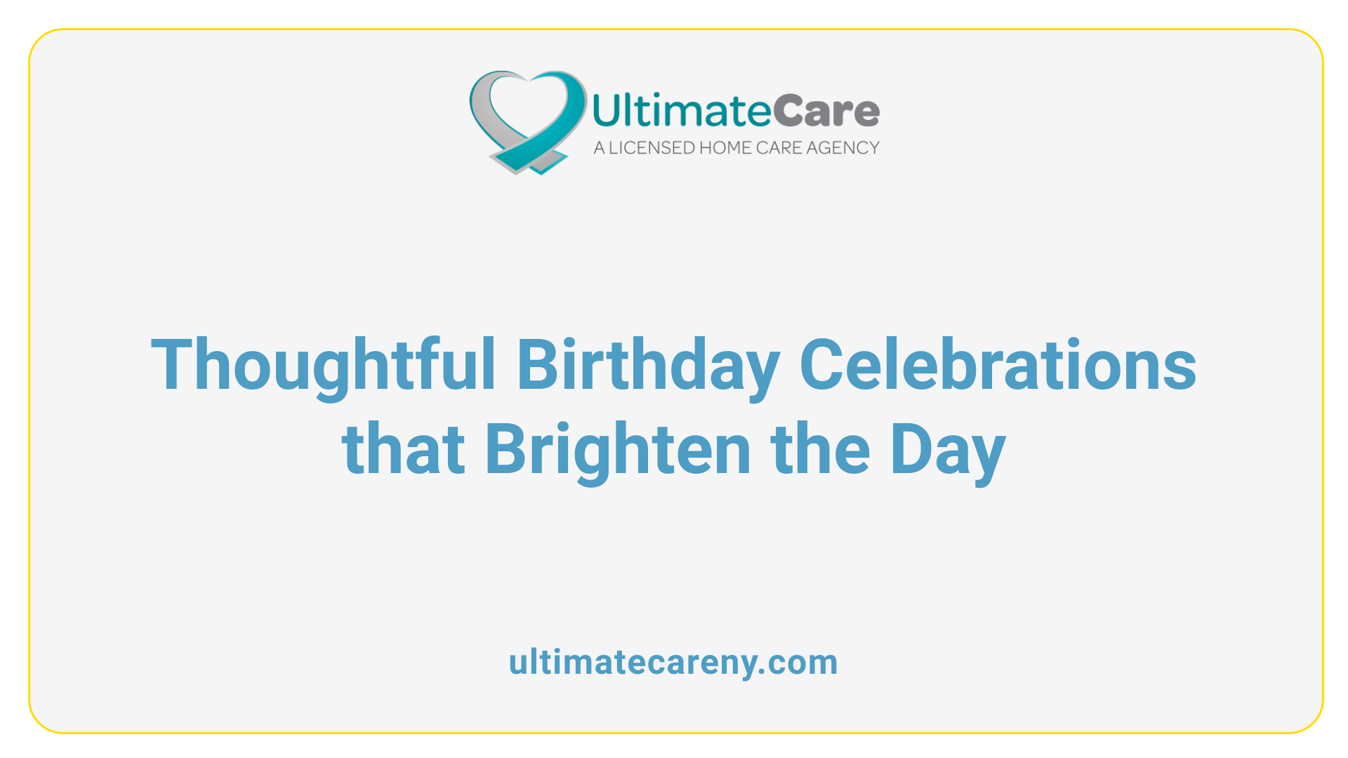 Thoughtful Birthday Celebrations that Brighten the Day