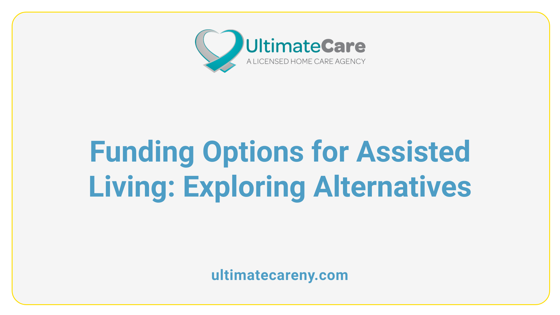 Funding Options for Assisted Living: Exploring Alternatives