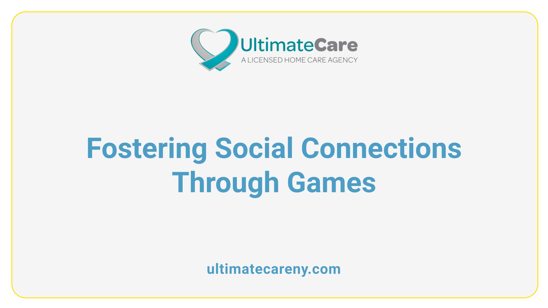 Fostering Social Connections Through Games