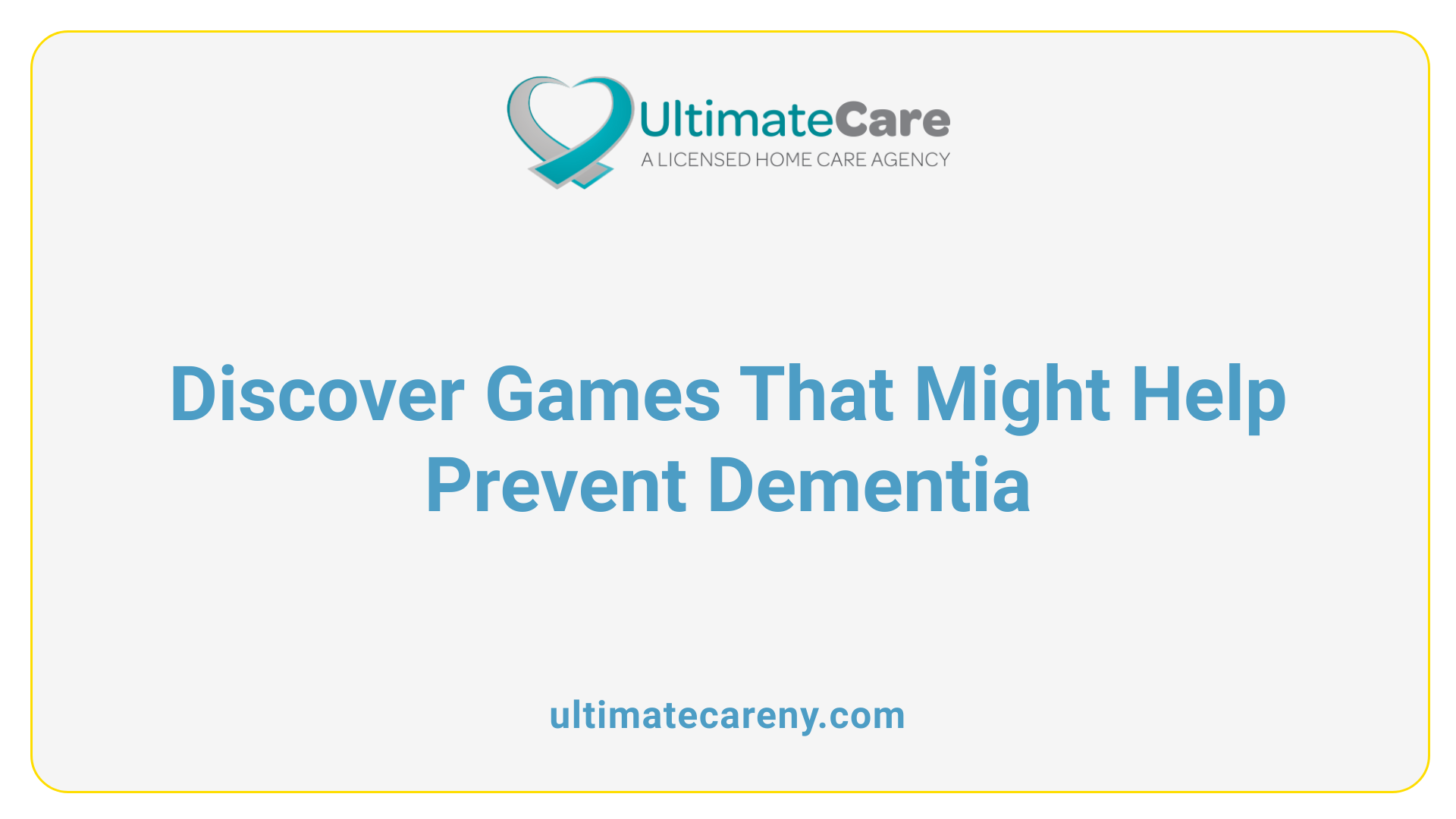 Discover Games That Might Help Prevent Dementia