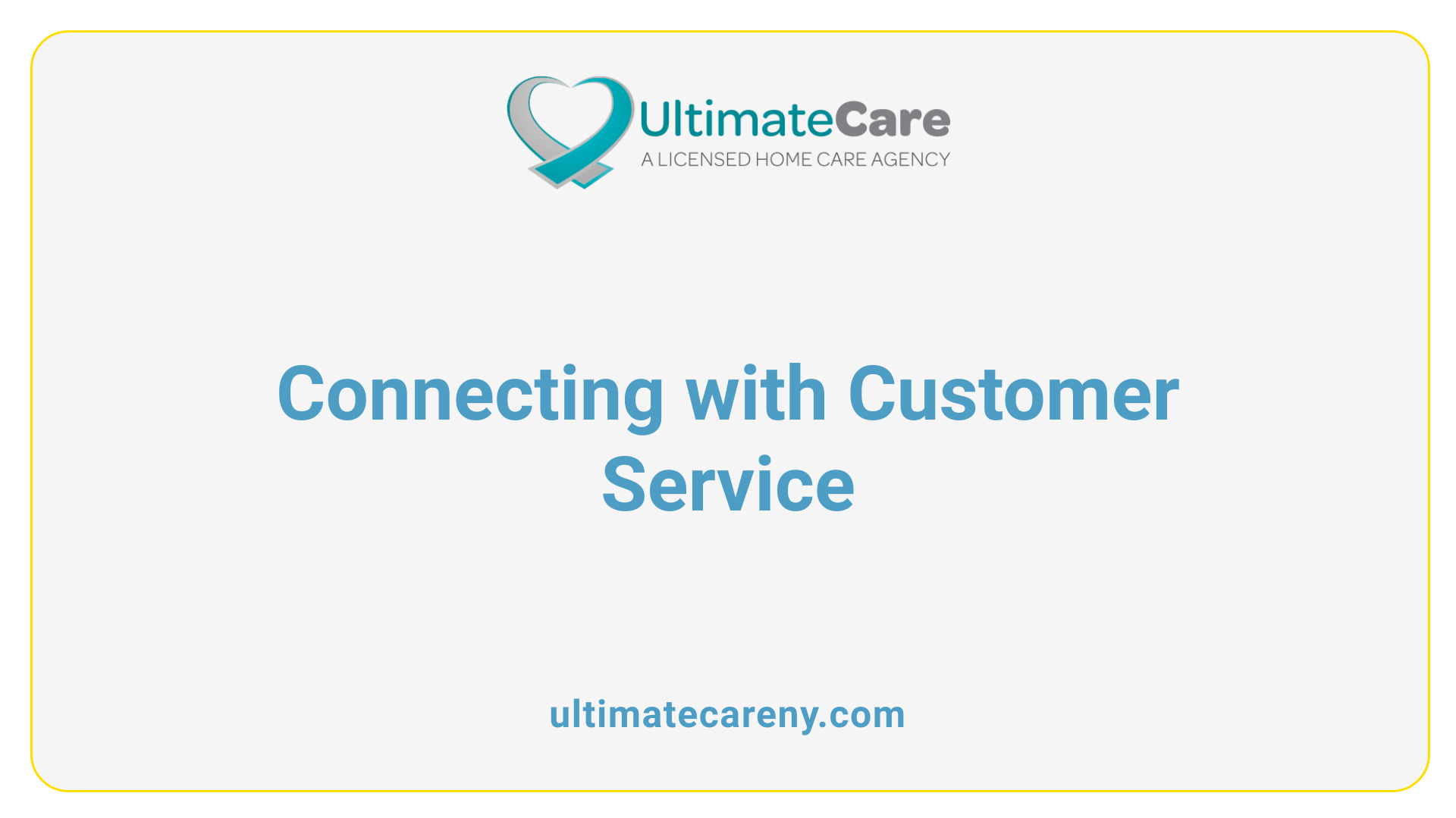 Connecting with Customer Service