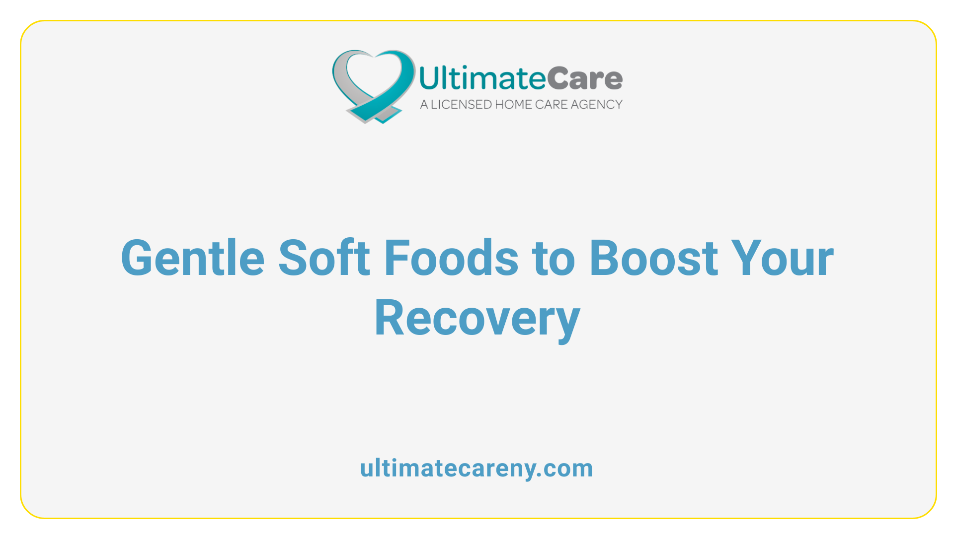 Gentle Soft Foods to Boost Your Recovery