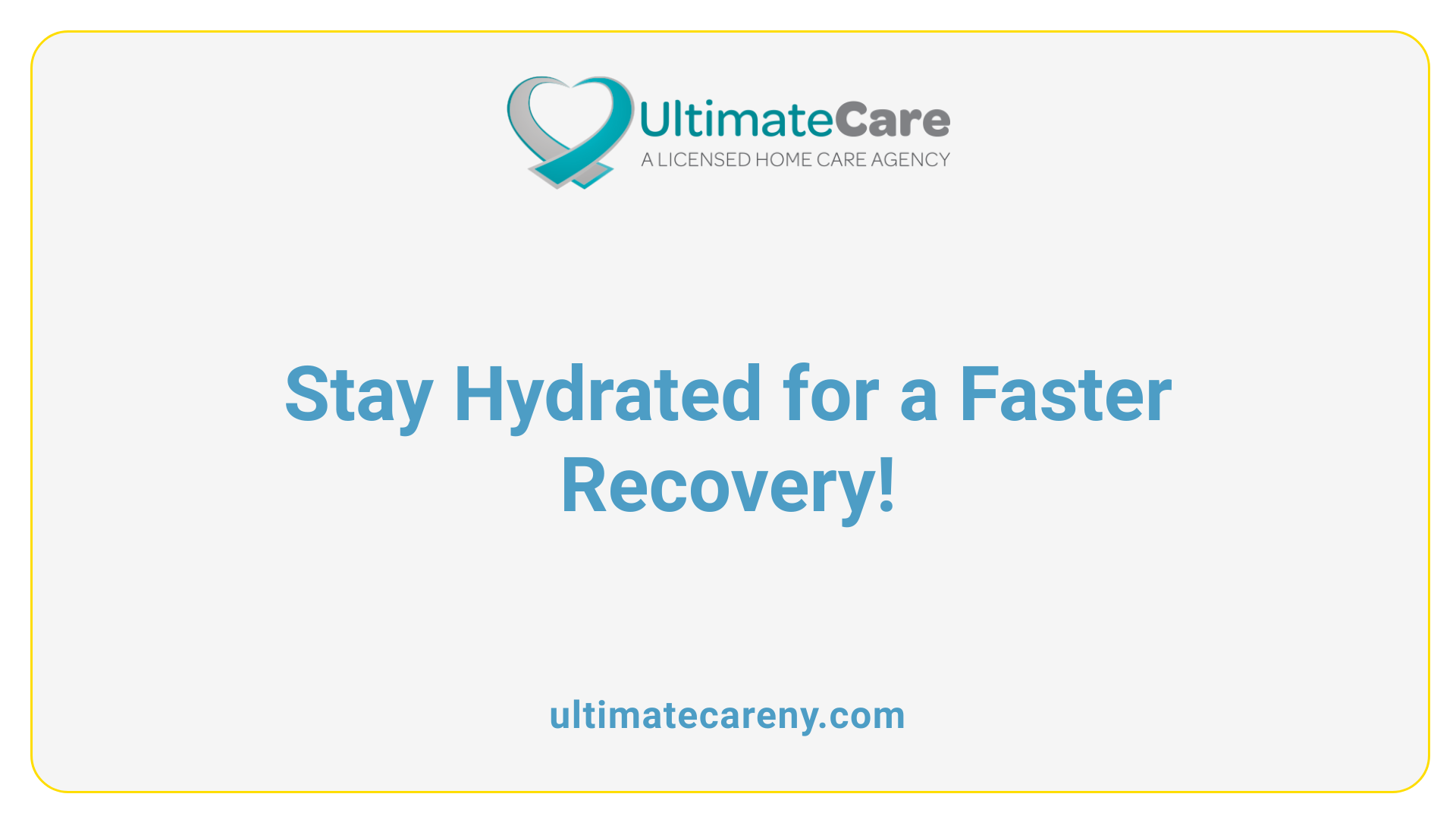 Stay Hydrated for a Faster Recovery!
